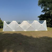 رواق الرحلات والتخييم باكستاني 4.8×1.2 م- متين ويت...