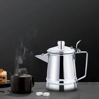 مفواح القهوة الومنيوم هندي 1.3 لتر- تمنع فوران الح...