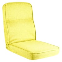 كرسي ارضي 6 حركة أصفر يتحمل 100 كجم راحة عالية للج...