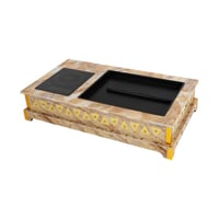 موقد حطب البركان للتدفئة 60*110 سم - تصميم تراثي أ...