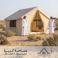 خيمة الحجرة قماش كانفاس 4×3×2.5م، مقاومة قوية للعو...