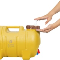 جركل ماء بولي ايثلين مع بزبوز 20 لتر - سعة كبيرة،...