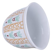 طقم فناجيل قهوة خزف 100 مل - تصميم تراثي أنيق، متي...