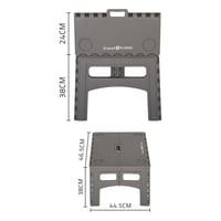 طاولة تخييم بلاستيك قابلة للطي46.5*44.5*38 سم تتحم...