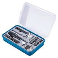 طقم عدة مفاتيح متعددة الاستخدامات 40 قطعة- يغطي جم...