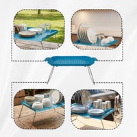 طاولة تنشيف اواني حديد مجلفن 50×30 سم ،متين ويتحمل...