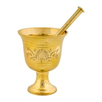 نجر نحاس هندي تراثي وسط - متين للاستخدام اليومي، ط...