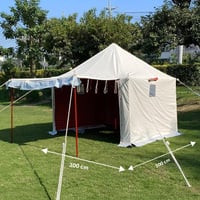 خيمة النزهة قطنية 3×3م، متينة وتتحمل الاستخدام الخ...