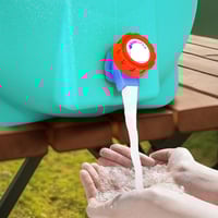 جركل ماء بولي ايثلين مع بزبوز 30 لتر - سعة كبيرة،...