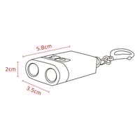 كشاف يدوي من سبائك الالمونيوم 250 ملي امبير- متين...