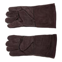 قفازات يد جلد مبطن فرو - حماية عالية لليد والذراع،...