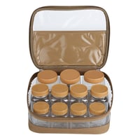 طقم علب بهارات كاملة 11 قطع- تحفظ الأغراض بشكل مرت...