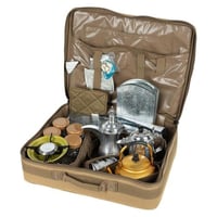 شنطة شاي وقهوة الصمان مكتملة 16 قطعة- متينة ومقاوم...