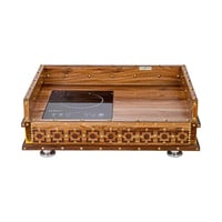 منقل تراثي سعودي خشب 55*75 سم- متين وطويل الأمد، ت...