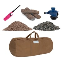 موقد حطب البركان للتدفئة 60*110 سم - تصميم تراثي أ...