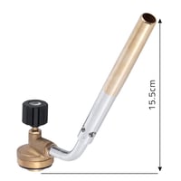 مشعل فحم وحطب بالغاز 3.2*3.2*15.5 سم- شعلة قوية وق...