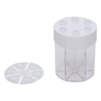 علبة بهارات بلاستيك مقسمة 6 خانة كبير - يحافظ على...