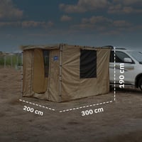 خيمة جانبية للسيارة لكل أنواع السيارات 2×3 م، مقاو...