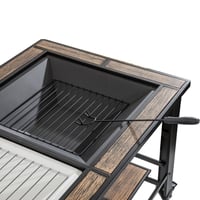 موقد حطب للتدفئة 112*61*59 سم- يتحمّل حرارة عالية،...