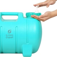 جركل ماء بولي ايثلين مع بزبوز 30 لتر - سعة كبيرة،...