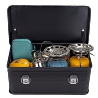 عزبة رحلات الومنيوم 91 لتر - يتحمّل الاستخدام الشا...