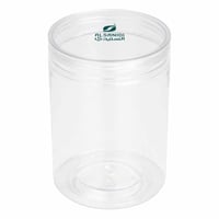 علبة توابل بلاستيك شفاف 0.535 لتر، تحفظ التوابل طا...