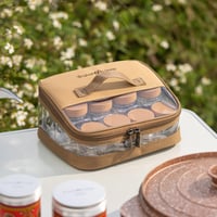 طقم علب بهارات كاملة 11 قطع- تحفظ الأغراض بشكل مرت...