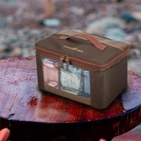 طقم علب بهارات كاملة 7 قطع، تحمي المحتويات من البل...