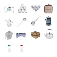 شنطة شاي وقهوة المزاج 17 قطعة،احتياجات مشروبك بمكا...