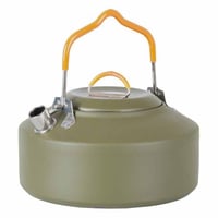 إبريق شاي ستانلس ستيل 1 لتر، مقاوم للصدأ، سهل التن...