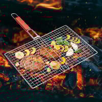 شبك شوي 40*30 سم- يتحمل حرارة عالية، يسع كميات كبي...