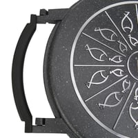 مقلاة مزدوجة بطبقة غير لاصقة 36*5 سم- تسهيل الطهي...