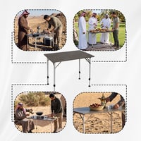 طاولة خشبية قابلة للطي 120× 70× 72 سم، تتحمل 70 كج...