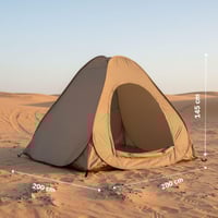 خيمة تلقائية نايلون 2×2×1.45م، توفر مساحة واسعة لل...