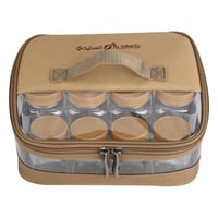 طقم علب بهارات كاملة 11 قطع- تحفظ الأغراض بشكل مرت...