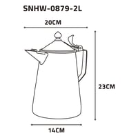 مفواح قهوة ستانلس ستيل عالي الجودة نقي هندي 2 لتر-...