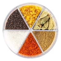 علبة بهارات بلاستيك مقسمة 6 خانة كبير - يحافظ على...