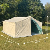 خيمة الرحلة قطنية 4×4م، سهلة التركيب والنقل،ضمان س...