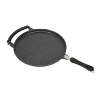 مقلاة مزدوجة بطبقة غير لاصقة 36*5 سم- تسهيل الطهي...