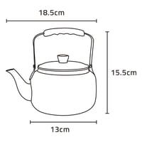 ابريق شاي ستانلس ستيل عالي الجودة 1 لتر- يحافظ على...