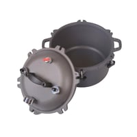 قدر ضغط الومينوم صب ثقيل 15 لتر - يدوم طويلًا، يوف...