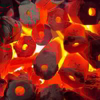 فحم قوالب جوز الهند إندونيسي 2.5 كيلو، مثالي للشوي...