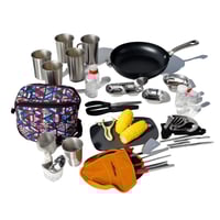 طقم عزبة مكتملة 66 قطعة- يحتوي جميع أدوات الطبخ وا...