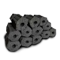 فحم قوالب جوز الهند إندونيسي 2.5 كيلو، مثالي للشوي...