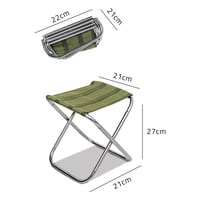 كرسي المونيوم قابل للطي يتحمل 100 كجم، سريع الطي و...