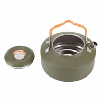 إبريق شاي ستانلس ستيل 1 لتر، مقاوم للصدأ، سهل التن...