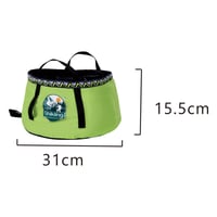 سطل ماء قابل للطي 8 لتر- سهل الطي والتخزين، يتحمّل...