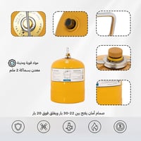 دبة غاز هندية قابلة للتعبئة 1.25 كجم – آمنة ومضمون...