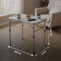 طاولة قابلة للتعديل الارتفاع 60*45*26-55 سم تتحمل...