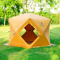 خيمة سفاري مبطنة قماش قطني 2.7×2.85×2.15م، توفر مس...
